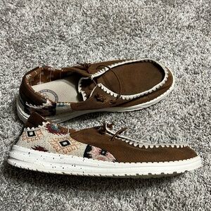 Women’s Hey Dude Rodeo Tan Aztec Shoes